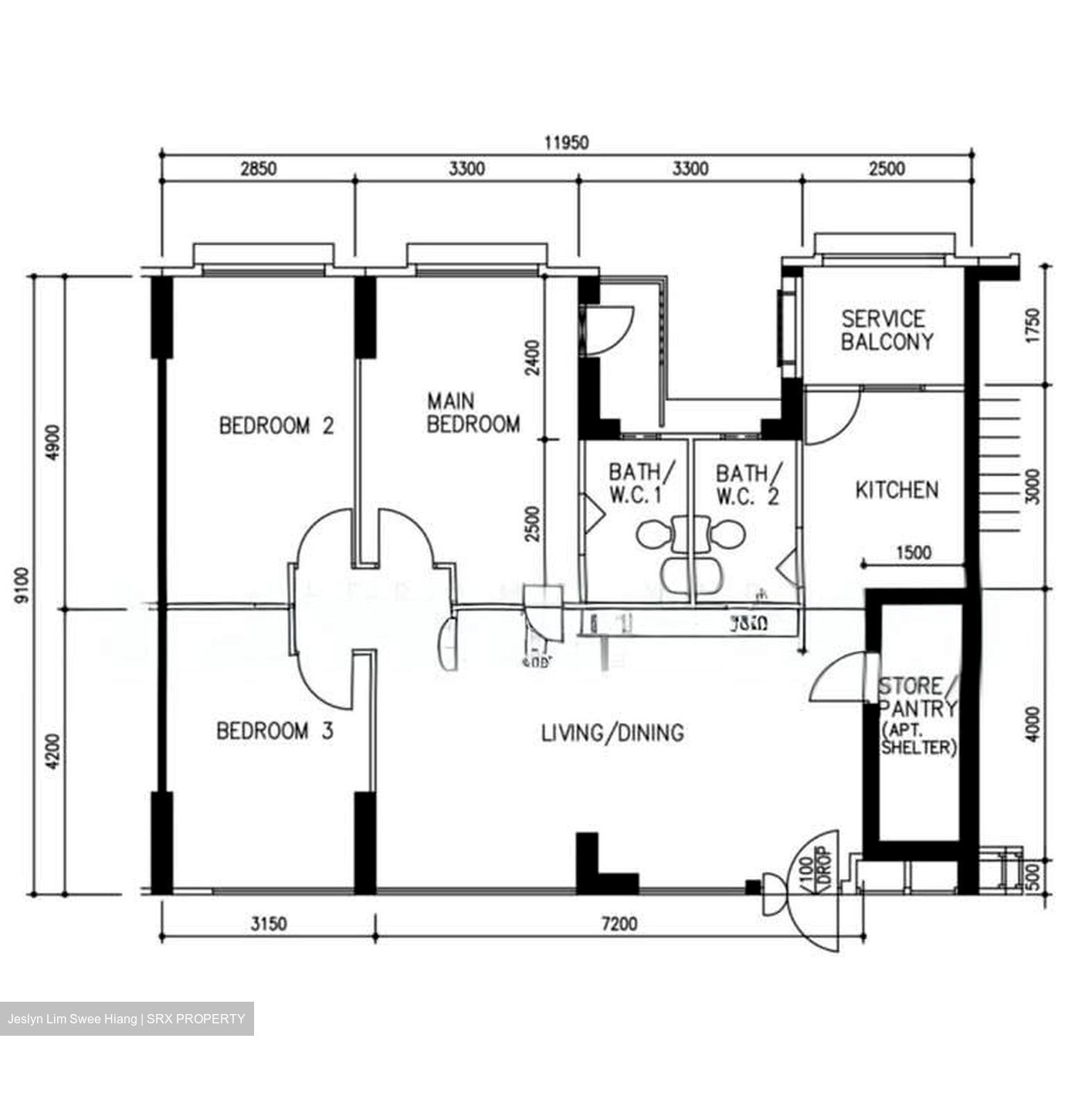 Blk 317 Sembawang Vista (Sembawang), HDB 4 Rooms #569314591